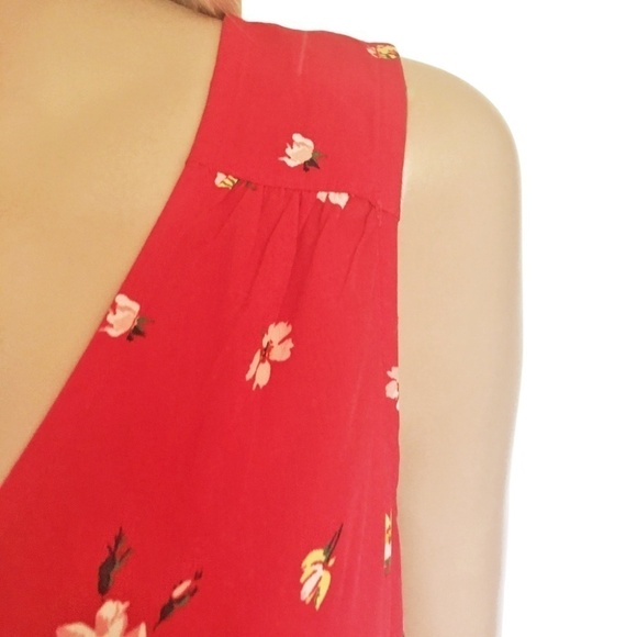 Gap Floral Shift Dress Rayon sleeveless lightweight Summer Versatile - Picture 5 of 13